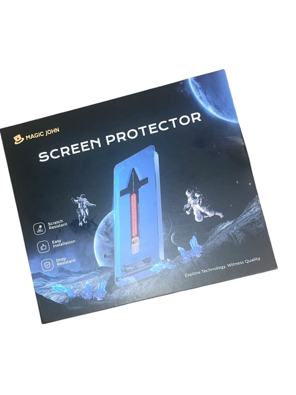 Magic John Screen Protector Installation Kit | Tempered Glass Phone Protection